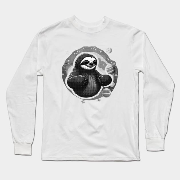 sloth Long Sleeve T-Shirt by dorfonb